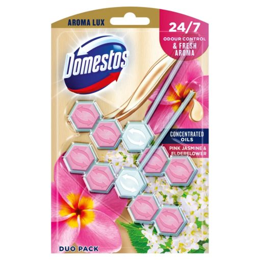 Domestos Power5 wc-rúd Pink Jasmine&Elderflower 2*55g