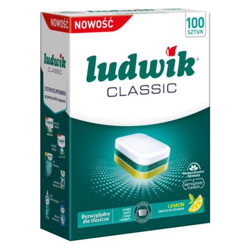 Ludwik mosogatógép tabletta Classic 100db