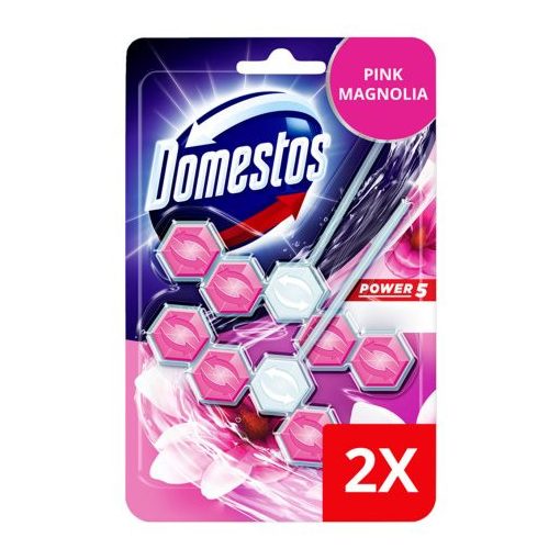 Domestos Power5 wc-rúd Pink Magnólia 2*55g