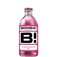   Bomba pink zero üveges gránátalma ízű energiaital 250ml - DRS