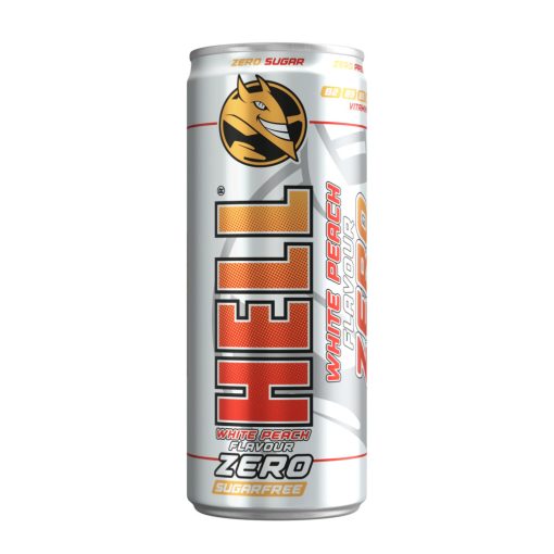 HELL zero white peach 250ml - DRS