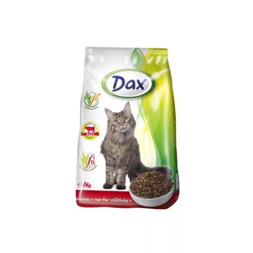 Dax száraz macskaeledel marha-zöldség - 1kg