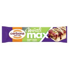 Cerbona Max pisztáciás-málnás müzliszelet 30g