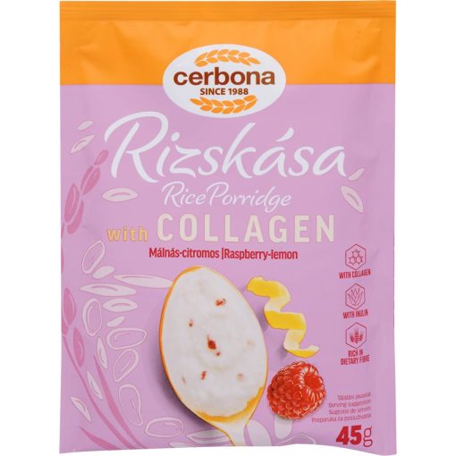  Cerbona Málnás-citromos rizskása kollagénnel 45 g