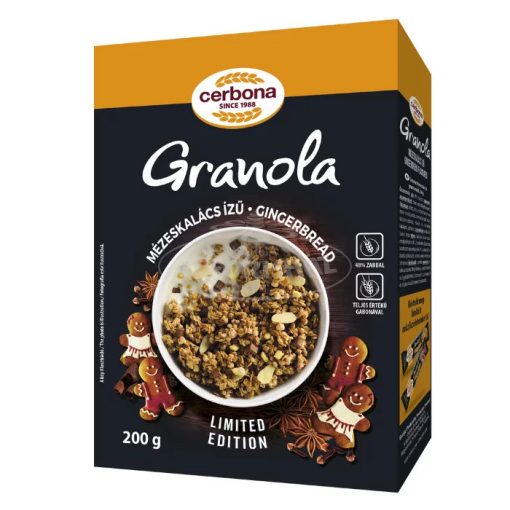 Cerbona Mézeskalács ízű granola (200g)