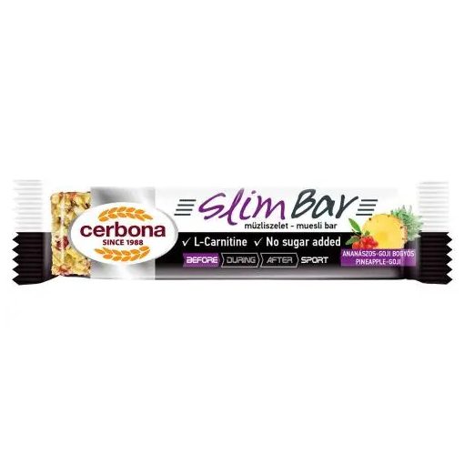 Cerbona Sport energy csokoládés-mandulás müzliszelet 35g