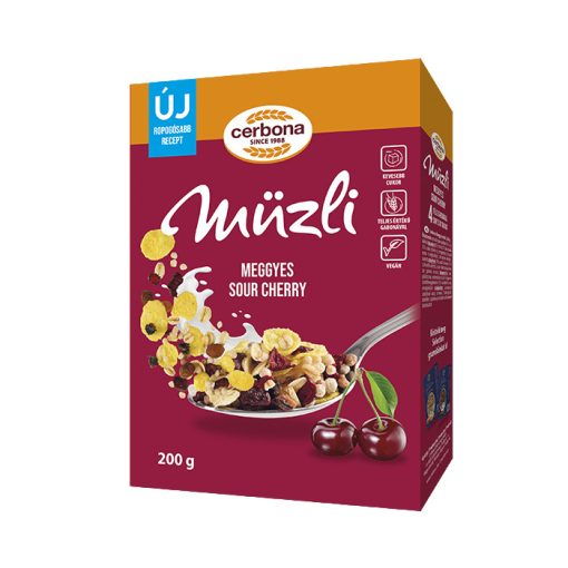 Cerbona müzli meggyes 200g