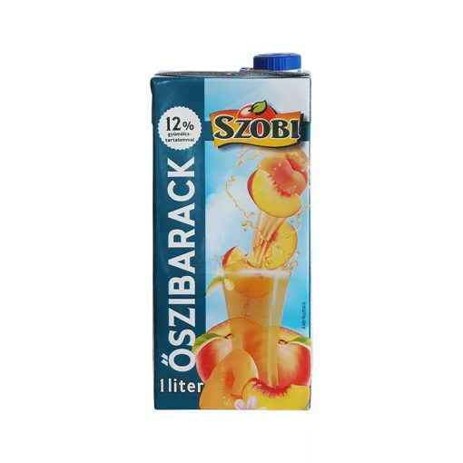 SZOBI Őszibarack 12% 1l TETRA