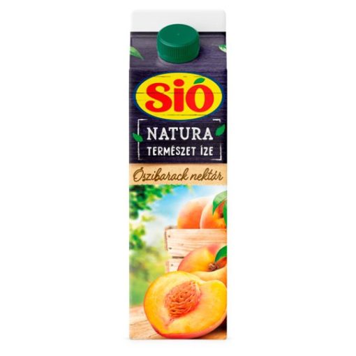 SIO Natura Őszibarack nektár 50% 1l TETRA