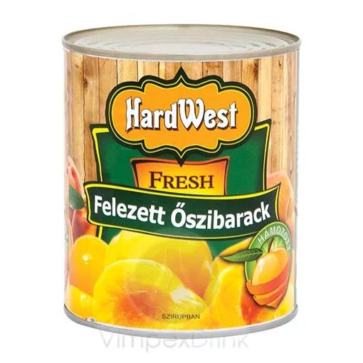 Hardwest őszibarack befőtt 825g