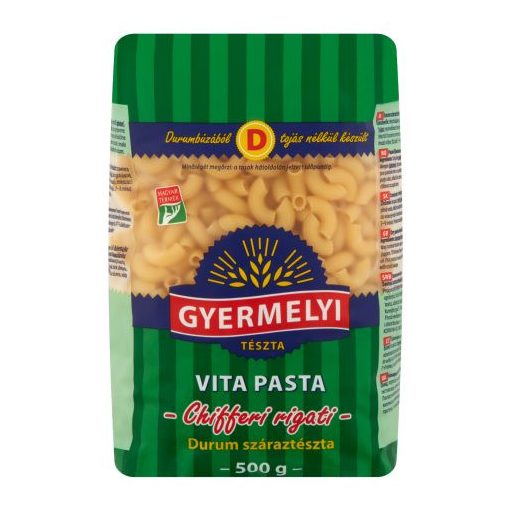 GYERMELYI VITA PASTA DURUM TÉSZTA SZARVACSKA 500G