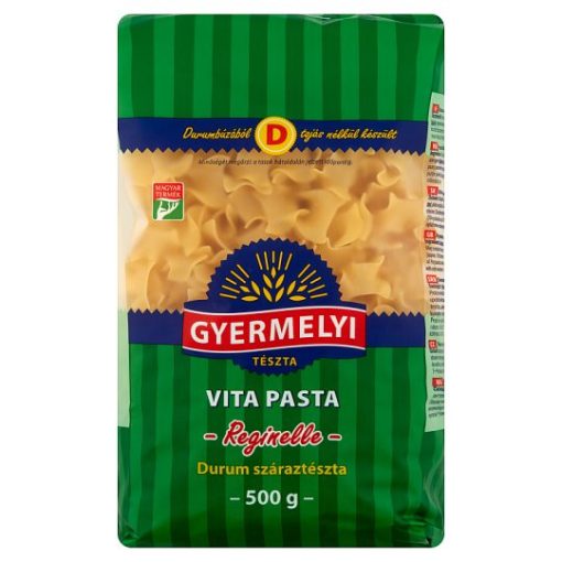 GYERMELYI VITA PASTA DURUM TÉSZTA FODROS KOCKA 500G