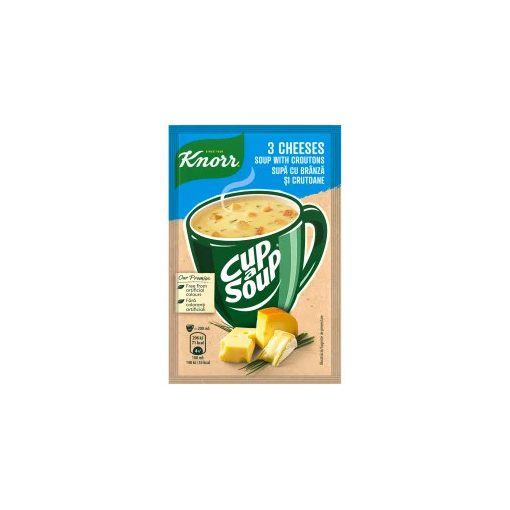 KNORR BÖGRÉS LEVES 17g 3 Sajtos krémleves