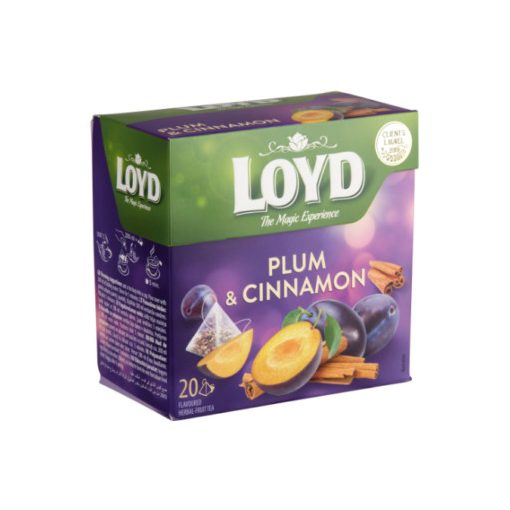 Loyd Piramis tea Szilva-Fahéj 20*2g