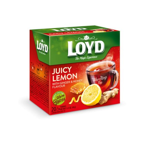 Loyd Hot tea Gyömbér-Citrom-Méz 20*2g