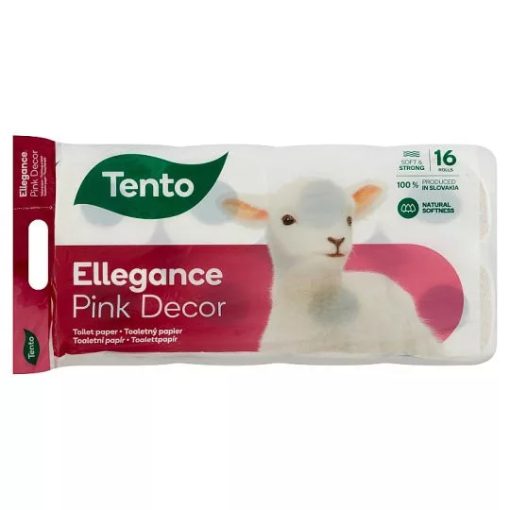 Tento TP.Pink Decor 3rét. 16 tekercs