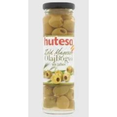 HUTESA Olajbogyó - zöld, magozott üveges 140g/60g