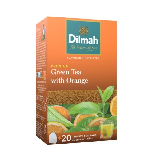 Dilmah Green Tea with Orange 20*1,5g