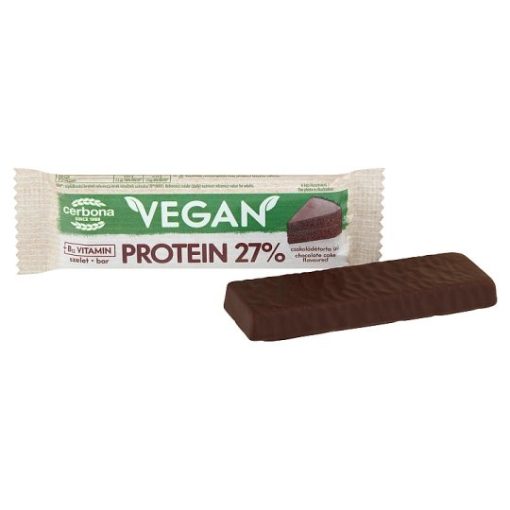 Cerbona Vegán csokitorta szelet+protein 40g