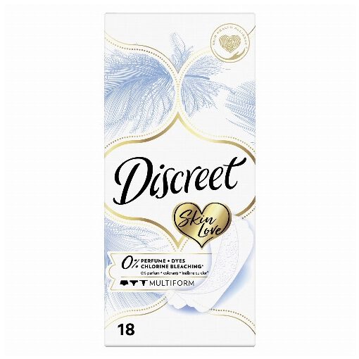 Discreet tiszt.betét 18 Multiform Skin Love