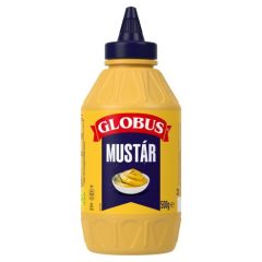 GLOBUS MUSTÁR FLAKONOS 500G