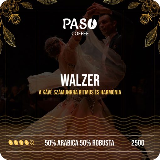 Paso Walzer (Medium Blend) - kézműves babkávé (250g)