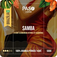 Paso Samba (Brazil Santos) - kézműves babkávé (500g)