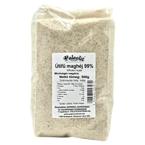 Paleolit Útifű maghéj 99% 500g Whole Husk