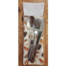 Evőeszköztartó öko pékáru mintával