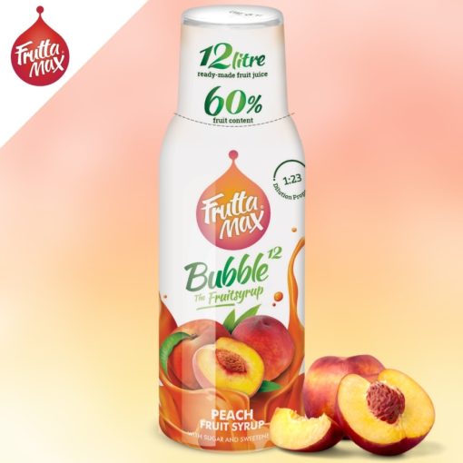 FruttaMax Őszibarack Szörp Bubble12 (500ml) DRS