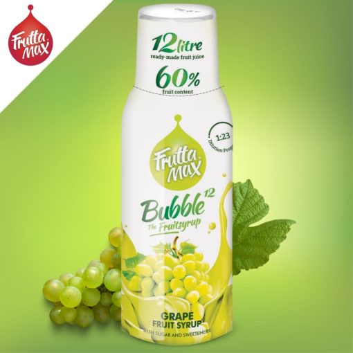 FruttaMax Szőlő Szörp Bubble12 (500ml) DRS