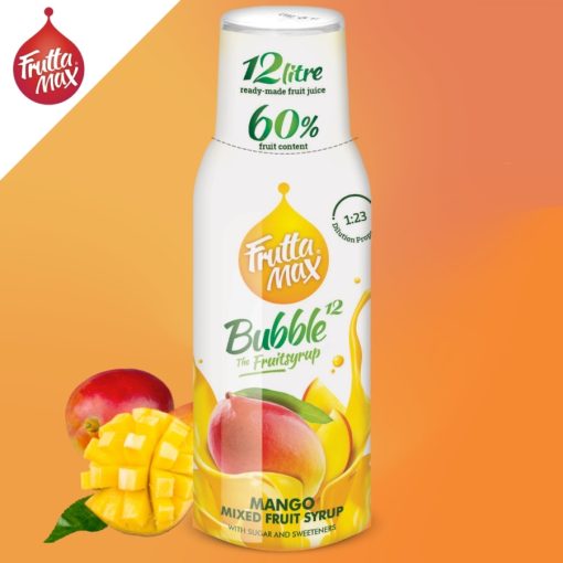 FruttaMax Mangó Szörp Bubble12 (500ml) DRS