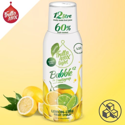 FruttaMax Light Citrom-Lime Szörp Bubble12 (500ml) DRS