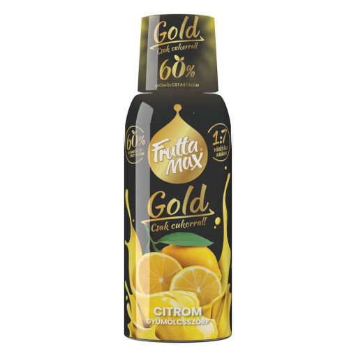 FruttaMax Gold citrom gyümölcsszörp 500ml DRS