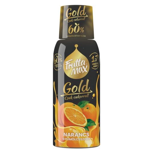 FruttaMax Gold narancs gyümölcsszörp 500ml DRS